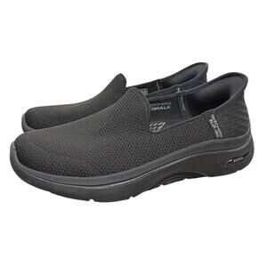 Skechers Womens GOwalk Stretch Air Cooled Washable Knit Slip Ons Size 8